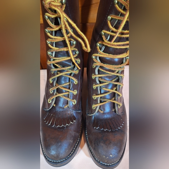CAROLINA steel-toed oil resistant leather work boots. Size 7 1/2 - Picture 7 of 16